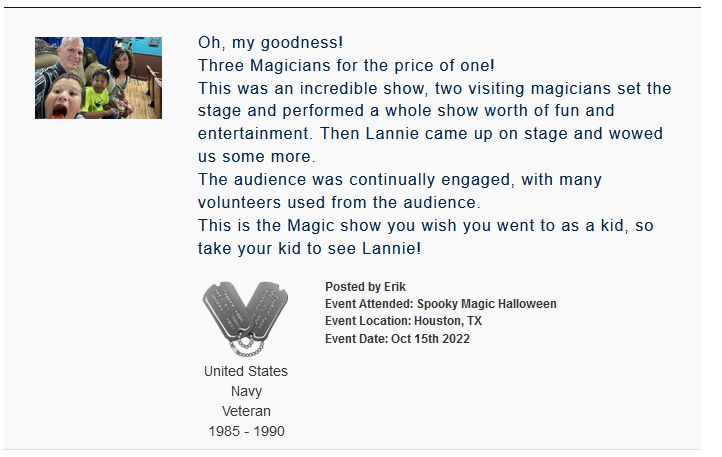 magic show review 50