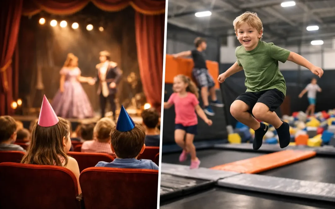 Birthday Theater Versus Trampoline Park