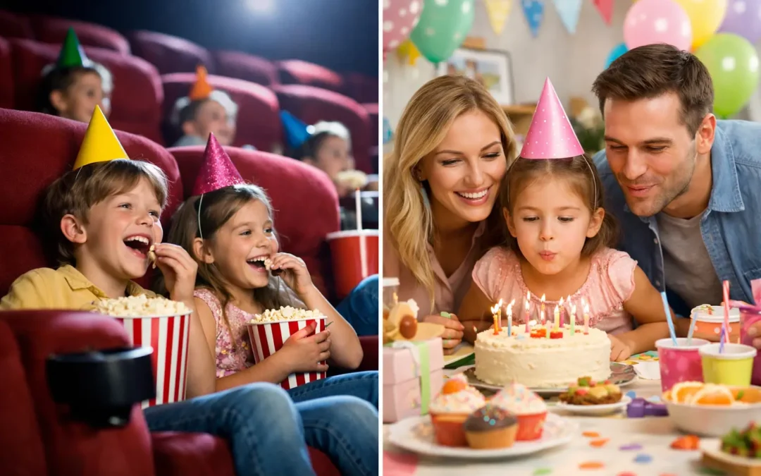 Theater Birthday Versus Home Party