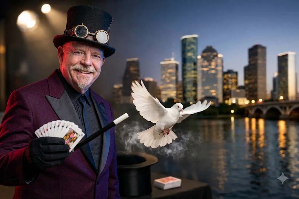 Lanny Kibbey Magic Career and Houston Shows