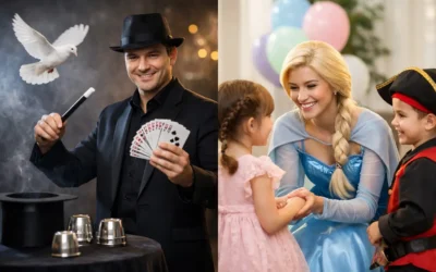 Live Magician vs Character Performer for Parties
