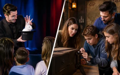 Illusion Show Versus Escape Room for Families
